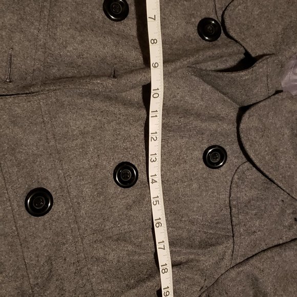 Grey wool coat - Picture 9 of 10